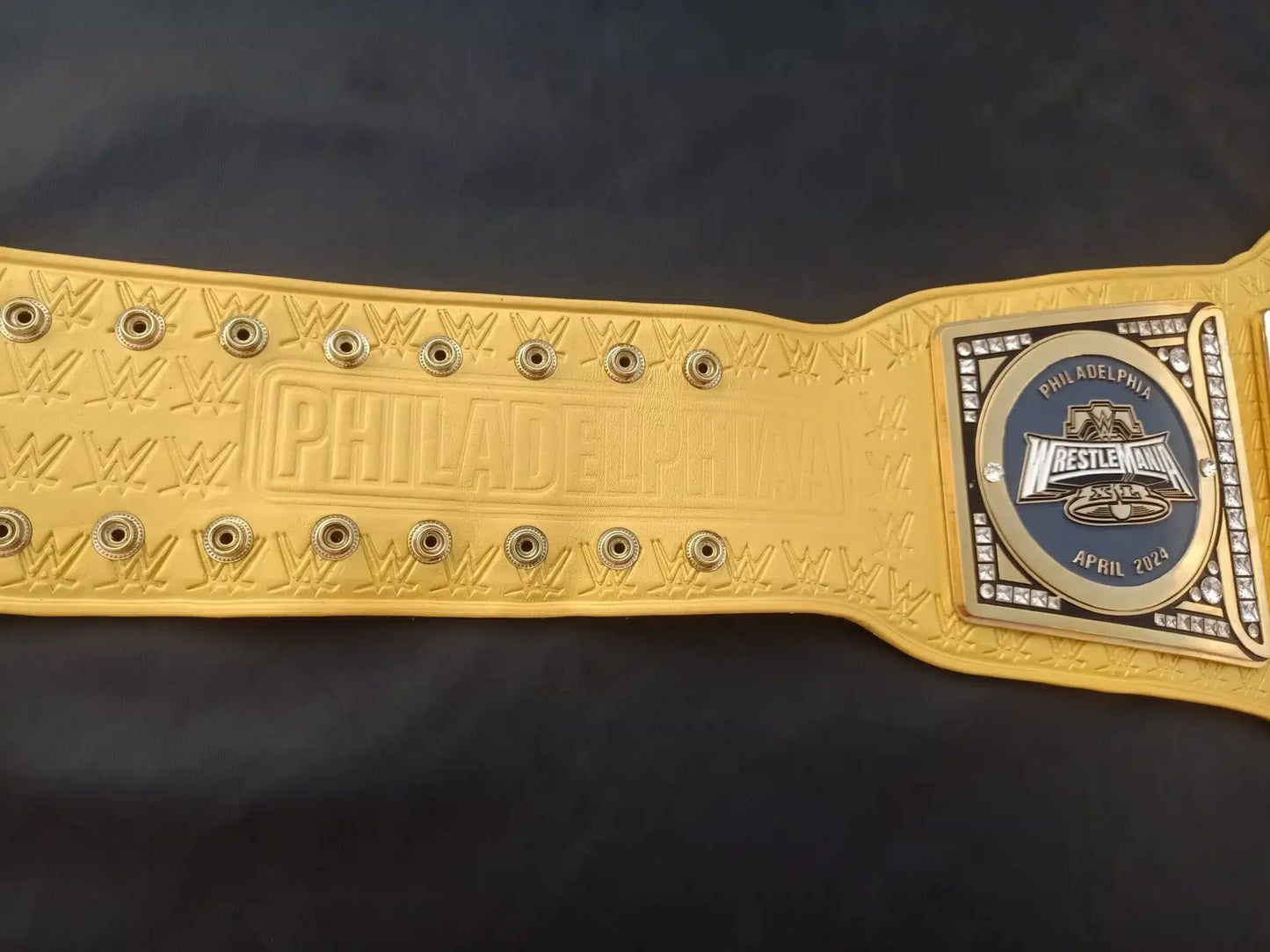 WrestleMania 40 Limited Edition Golden Replica Title Belt