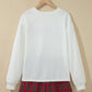 Christmas MERRY Graphic Top & Plaid Shorts Set