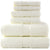 Cotton absorbent towel set of 3 pieces and 6 pieces
