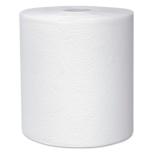 Kleenex Hard Roll Paper Towels with Premium Absorbency Pockets, 8" x 600 ft, 1.75" Core, White, 6 Rolls/Carton