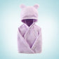 Cotton baby care hooded bath towel