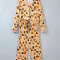 Halloween Pumpkin Top & Pants Pajama Set
