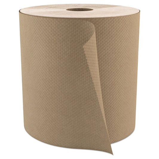 Cascades PRO Select Roll Paper Towels, 1-Ply, 7.9" x 800 ft, Natural, 6/Carton