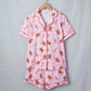 Christmas Gingerbread Top & Shorts Pajama Set