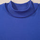 Solid Mock Neck Drop Shoulder Oversize Sweatshirt