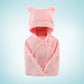 Cotton baby care hooded bath towel