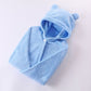 Cotton baby care hooded bath towel