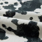 Western Abstract Cow Metal Button Full Length Jeans