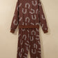 Western Horseshoe Sweatshirt & Drawstring Pant Set