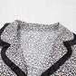 Leopard Bow Long Sleeve Top & Pants Pajama Set