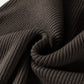 Solid Ribbed Knit Turtleneck Sleeveless Top