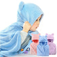 Cotton baby care hooded bath towel