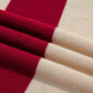Stripe Ribbed Trim Turtleneck Drop Shoulder Sweater