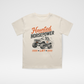 HAUNTED HORSEPOWER HALLOWEEN TEE - VINTAGE CREAM