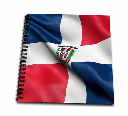 3dRose Flag of Dominican Republic waving in the wind - Drawing Books (db_340077)