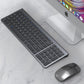 Bluetooth 5.0 2.4G Wireless Keyboard and Mouse Combo Mini Multimedia Keyboard Mouse Set for Laptop PC TV iPad Macbook Android