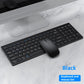 Bluetooth 5.0 2.4G Wireless Keyboard and Mouse Combo Mini Multimedia Keyboard Mouse Set for Laptop PC TV iPad Macbook Android