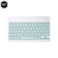 Mini Bluetooth-compatible Keyboard Wireless Keyboard For Computer Phone  English Russian Rechargable Keyboard For Ipad Tablet PC