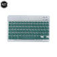 Mini Bluetooth-compatible Keyboard Wireless Keyboard For Computer Phone  English Russian Rechargable Keyboard For Ipad Tablet PC