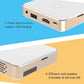 Salange P30 Mini Projector DLP Portable Home Theater 1080P 4K Supported Wifi Screenless TV for Mobile Phone Smartphone