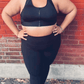 Hero Front‑Closure Sports Bra - Black