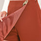 SPICED HORIZON RUST TENCEL SIDE-ZIP SKORT
