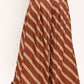TOFFEE DIAGONAL FLOW WOVEN WIDE LEG PANTS