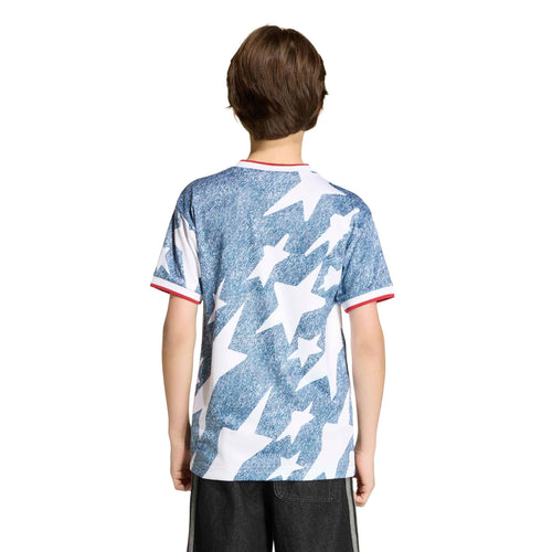 Maillot en jean graphique Adidas pour enfant - Bleu