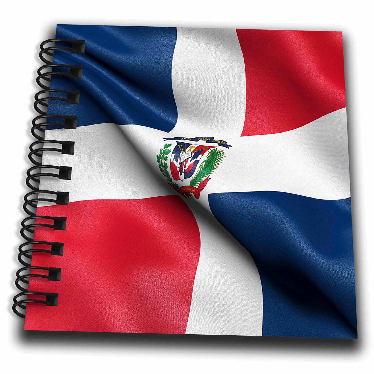 3dRose Flag of Dominican Republic waving in the wind - Drawing Books (db_340077)