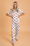 Game Day Football Buttoned Top & Pants Pajama Set