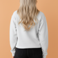 GAME DAY Letter Embroidered Round Neck Sweatshirt