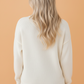 Western Floral Drop Shoulder Long Sleeve Sweater