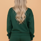 Christmas JOLLY Letter Print Sweatshirt & Shorts Set