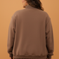 Plus Size WWJD/AMEN Reversible Exposed Seam Sweatshirt