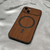 Luxury Wood Grain Magsafe Shockproof iPhone Case
