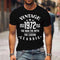 Vintage 1972 The Man The Myth The Legend Classic T-shirts For Men Summer Tee Shirt Femme Casual Short Sleeve Round Neck Tops T