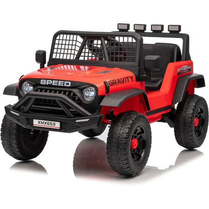 12V Kids Ride on Truck Car W/parent Remote Control, 3 Speeds