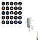 Satellite Shaped HD Star Projector & night light Plug and Play HD Dynamic Galaxy Projectors LED Night Light for Bedroom Ceiling