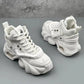 Men's Boots High Top  New Trend Wear-resistant Synthetic Leather Boots Casual Lace Up Height Increasing Fashion Boots 2025