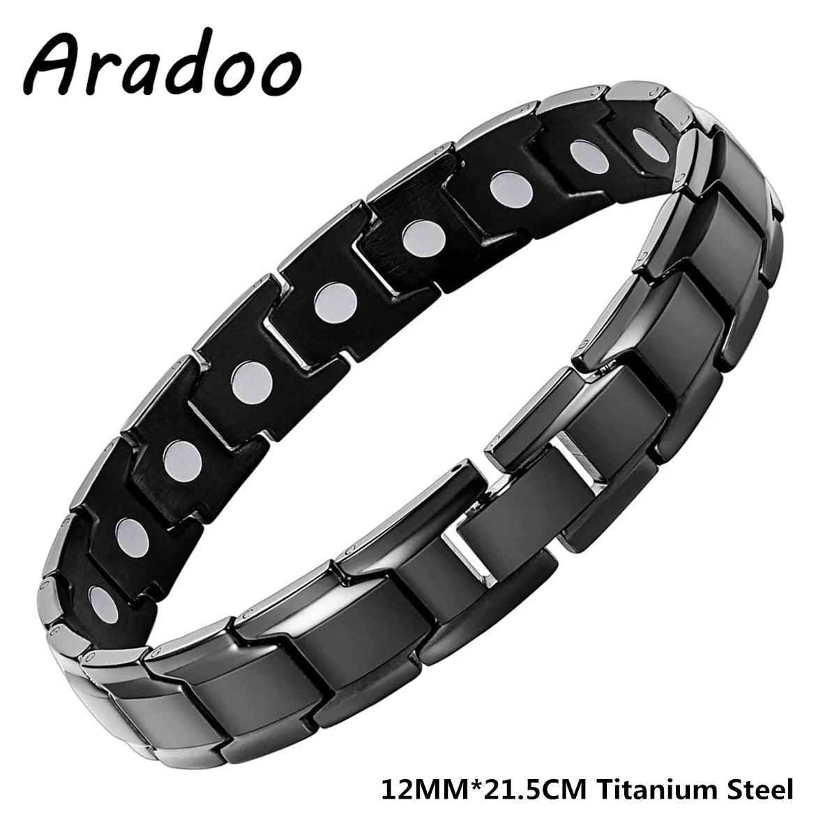 Titanium Steel Magnetic Bracelet Simple Design Stainless Steel Men's Bracelets