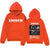 Trendy men's and women's hooded hoodies are comfortable streetwear with patterns from famous rap artists' music albums printed o