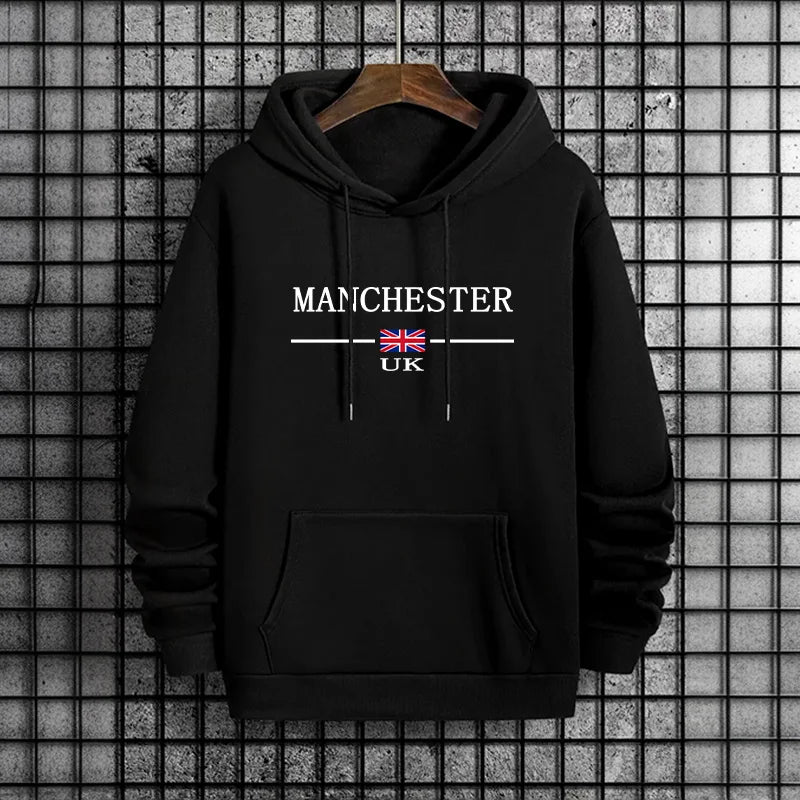 2025 Streetwear Hoodies for Men Urban Fashion Hip Hop Hooded Sweatshirt Male Trendy Casual Winter Hoody City Vibes Men's Clothes