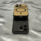 Luxury Wood Grain Magsafe Shockproof iPhone Case