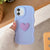 3D Love Heart Wave iPhone Case