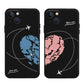 Aircraft Love Heart Couple iPhone Case