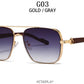 2023 Sunglasses For Men Square Sunglasses Women Trendy Luxe Vintage Fashion Glasses Retro Steampunk Shades Gafas De Sol Hombre