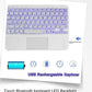 Fashion Keyboard and Mouse Set Wireless PC Gamer Keyboards and Mouse Kit Ultra Thin Office Ergonomic Gaming Keypad Mice Purple