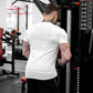 Tshirt for Men Bodybuilding  Graphic T Shirts Workout Fitness Men Clothing Short Sleeve Shirt Street Wear