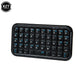 Mini Bluetooth 3.0 Keyboard Rechargeable Slim Travel Size Wireless Keypad Small Portable 49 Keys Keyboard for Tablets Smartphone