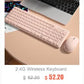 Fashion Keyboard and Mouse Set Wireless PC Gamer Keyboards and Mouse Kit Ultra Thin Office Ergonomic Gaming Keypad Mice Purple